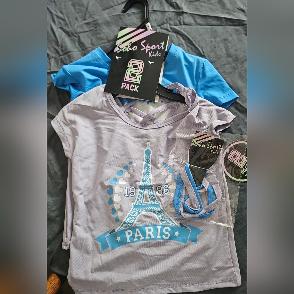 Girls 2 pack tops size 4